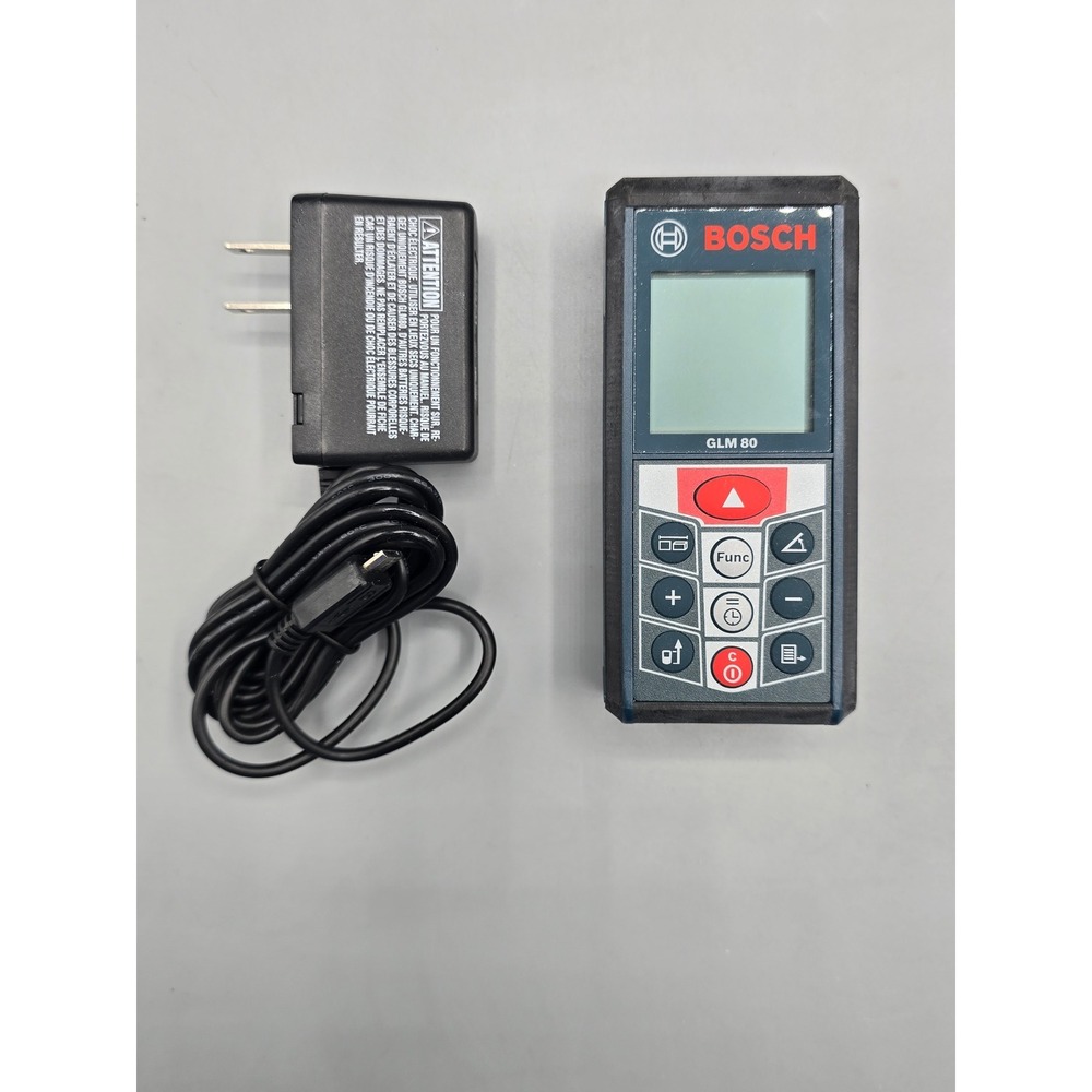 Bosch GLM 80 Laser Distance Measure 265ft Range Li-ion Battery with Charger‎